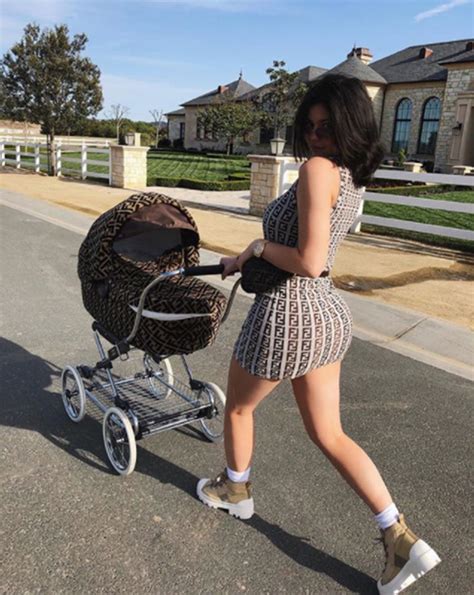 fendi kylie jenner dress|Kylie Jenner Took Daughter Stormi Webster Out in a .